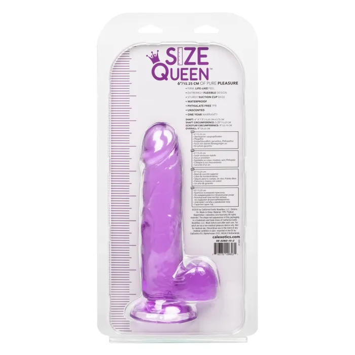 Size Queen 6 Inch - Purple | Calexotics Anal Size Queen 6 Inch - Purple | Calexotics Anal