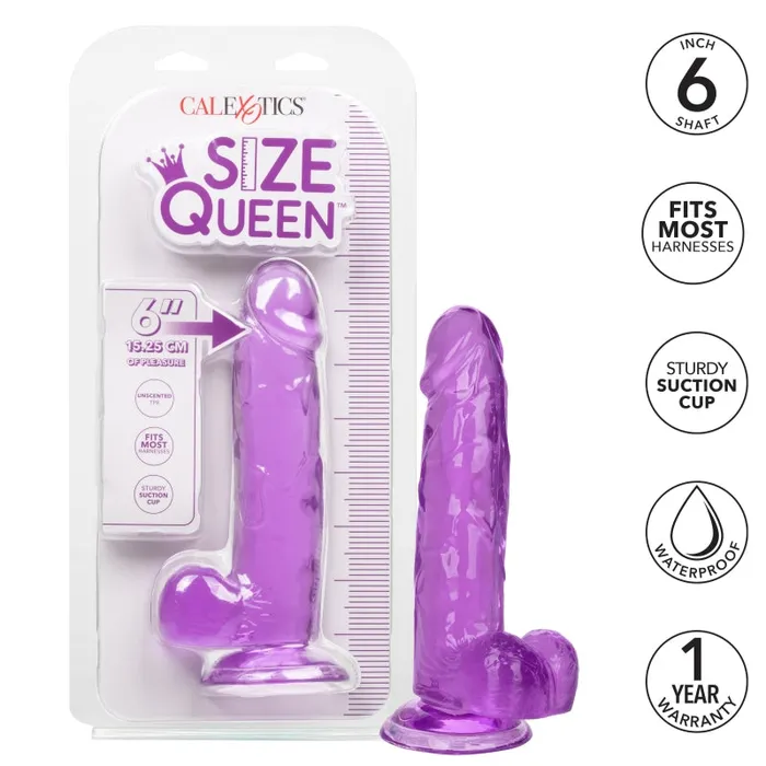 Size Queen 6 Inch - Purple | Calexotics Anal Size Queen 6 Inch - Purple | Calexotics Anal