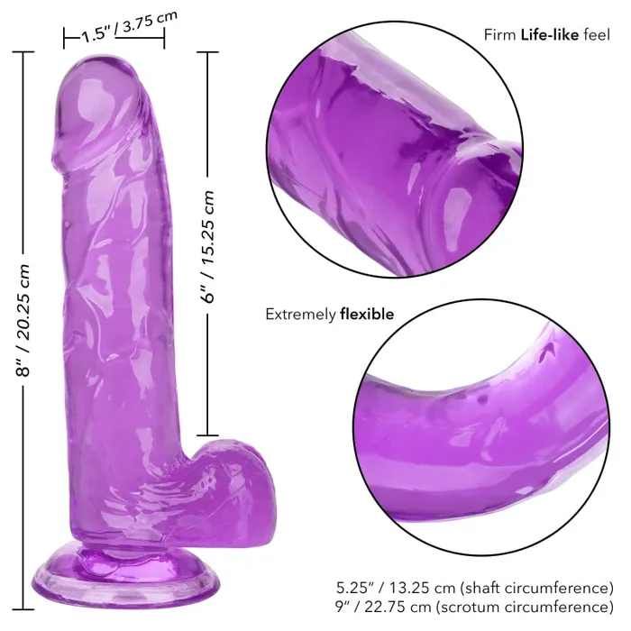 Size Queen 6 Inch - Purple | Calexotics Anal Size Queen 6 Inch - Purple | Calexotics Anal