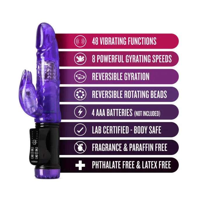 Vibrators Blush Novelties Sexy Things Flutter Rabbit Purple