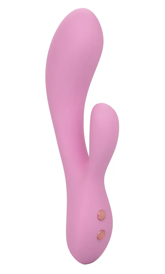 Vibrators CalExotics Contour Zoie Pink Rabbit Vibrator CalExotics