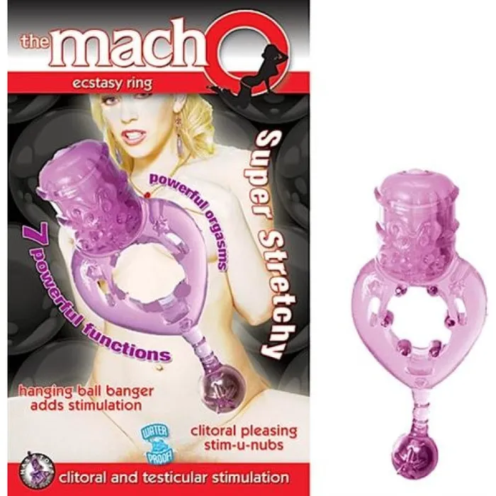 Vibrators Nasstoys The Macho Ecstasy Ring Purple