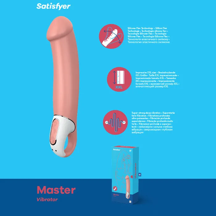 Vibrators | Satisfyer Satisfyer Vibes - Master - Pink 17 cm USB Rechargeable Vibrator Vibrators | Satisfyer Satisfyer Vibes - Master - Pink 17 cm USB Rechargeable Vibrator