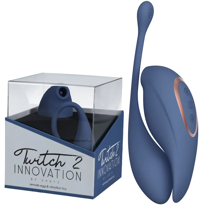 Vibrators Shots Toys Twitch 2 Blueinn002blu