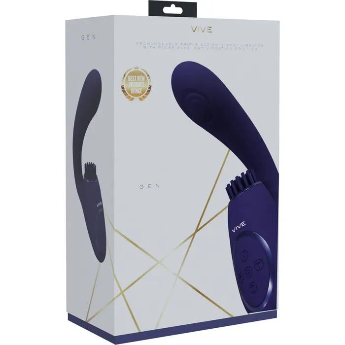 VIVE Gen - Purple-(vive061pur) | Shots Toys Vibrators VIVE Gen - Purple-(vive061pur) | Shots Toys Vibrators