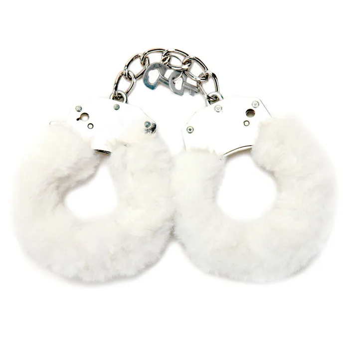 WhipSmart Classic Furry Cuffs - White-(ws1503) | WhipSmart Couples WhipSmart Classic Furry Cuffs - White-(ws1503) | WhipSmart Couples
