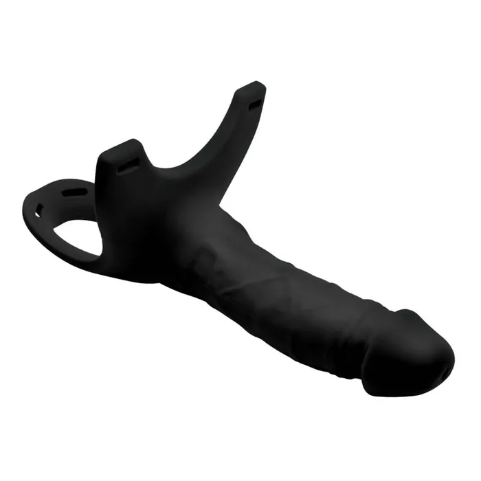 Xr Brands Size Matters Female Sex Toys | Hollow Silicone Dildo Strap-on - Black Xr Brands Size Matters Female Sex Toys | Hollow Silicone Dildo Strap-on - Black