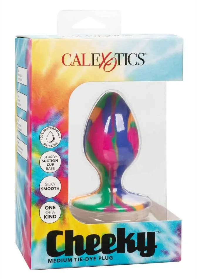 Anal Cheeky TieDye Silicone Plug Cheeky