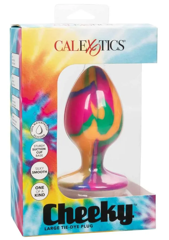 Anal Cheeky TieDye Silicone Plug Cheeky