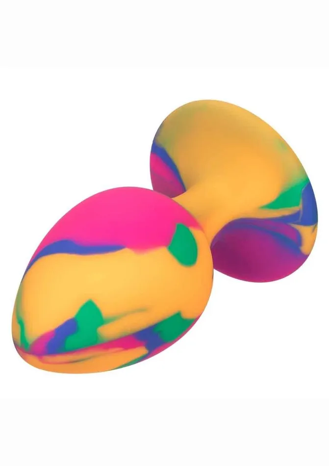 Anal Cheeky TieDye Silicone Plug Cheeky