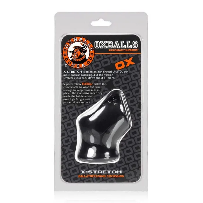 Anal Ox Balls Oxballs Unit X Stretch Cocksling Black