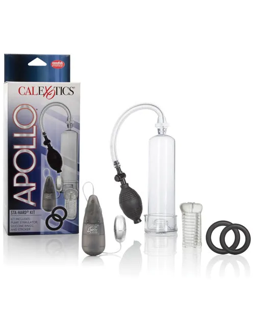 Apollo StaHard Kit Clear California Exotic Novelties Dildos