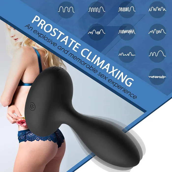 Automatic Inflatable Anal Vibrator Body Safe Silicone sex toys for us Female Sex Toys
