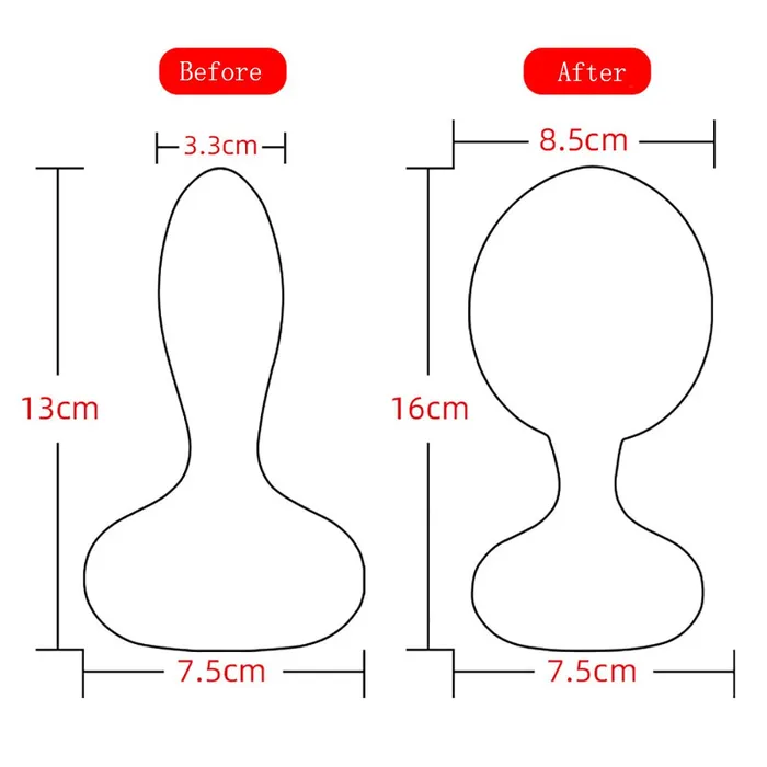 Automatic Inflatable Anal Vibrator Body Safe Silicone sex toys for us Female Sex Toys