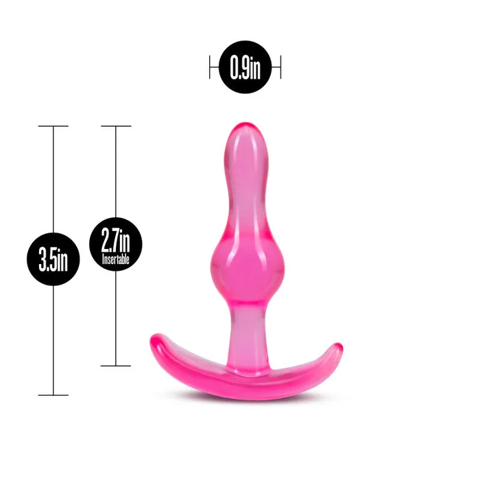 Blush Novelties Anal B Yours Curvy Anal Plug Pink 89 cm Blush Novelties Anal B Yours Curvy Anal Plug Pink 89 cm