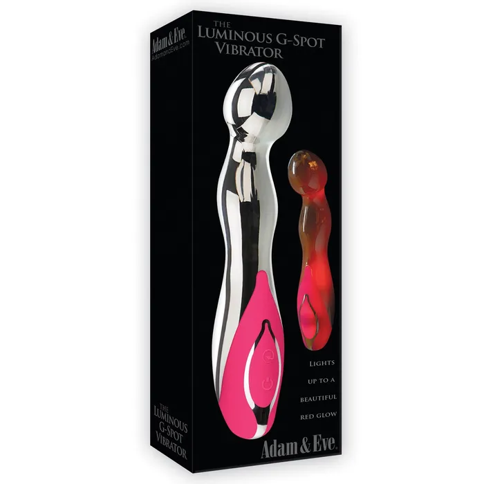 CalExotics Adam Eve the Luminous GSpot Vibrator Chrome Female Sex Toys