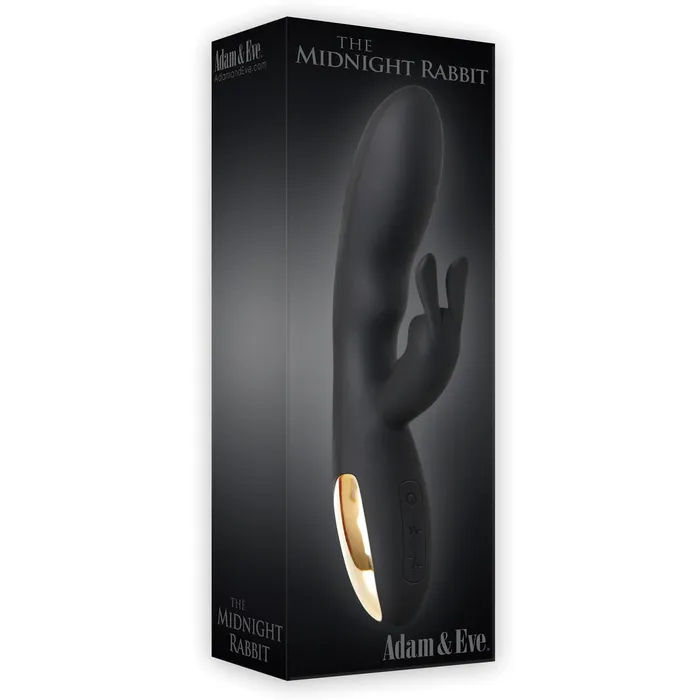 CalExotics Female Sex Toys Adam Eve The Midnight Rabbit Black