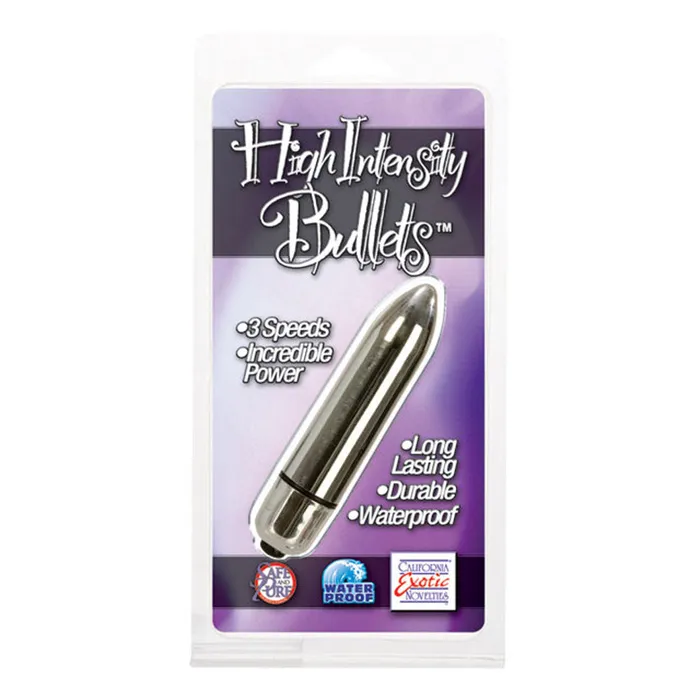 California Exotic High Intensity Bullet Silver California Exotic Female Sex Toys
