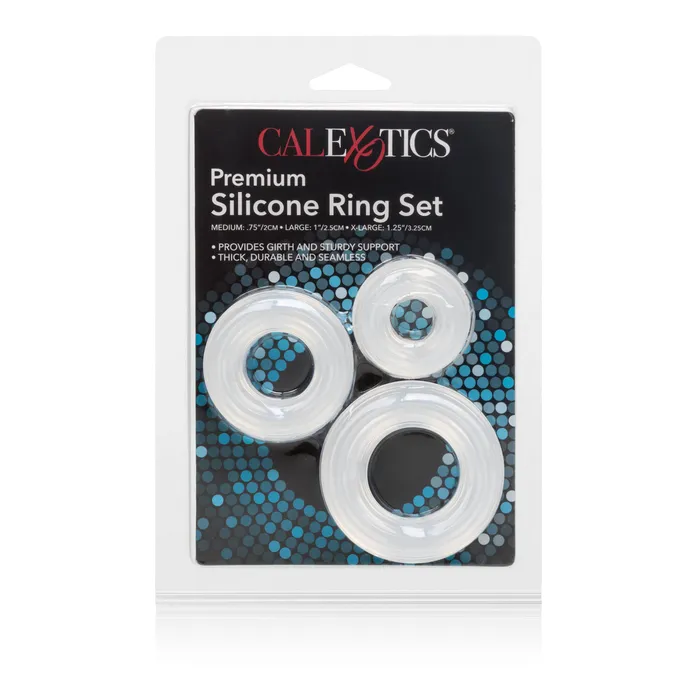 California Exotic Male Sex Toys Premium Silicone Ring Set