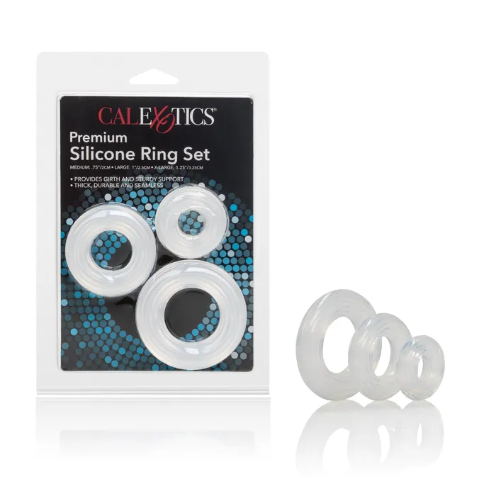 California Exotic Male Sex Toys Premium Silicone Ring Set
