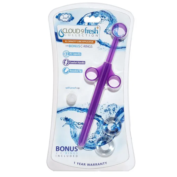 Cloud 9 Fresh Premium Xl Lube Applicator with 2 Bonus CRings Cloud 9 Male Sex Toys Cloud 9 Fresh Premium Xl Lube Applicator with 2 Bonus CRings Cloud 9 Male Sex Toys