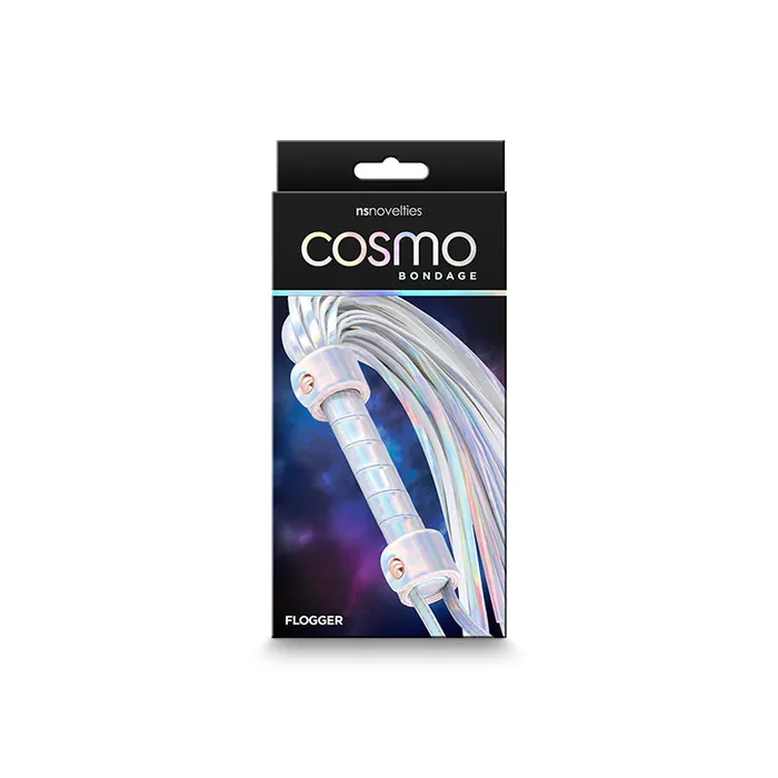 Cosmo Bondage Flogger Rainbow Shimmer NS Novelties Couples