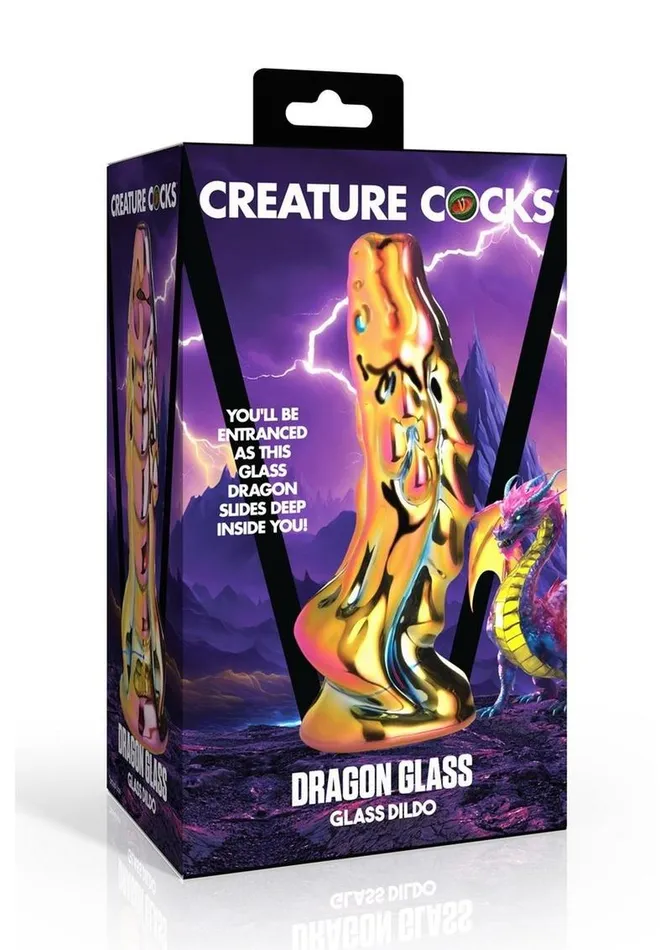Creature Cocks Dragon Glass Dildo Adult Sex Toy Creature Cocks Dildos