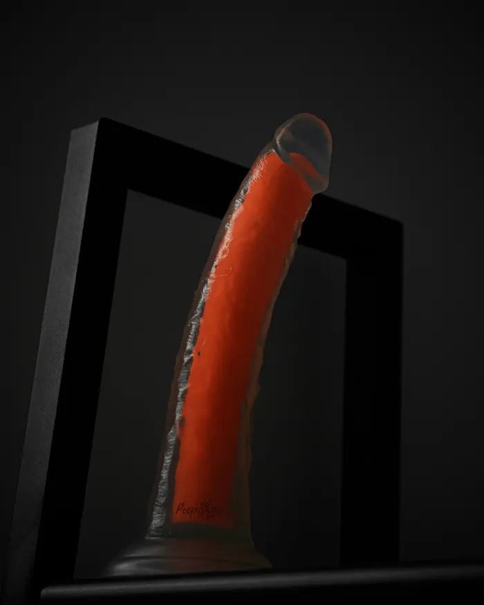 Dildos Blush Novelties Blush Neo Elite GLOW in the Dark 75 Inch Silicone Dual Density Suction Cup Dildo