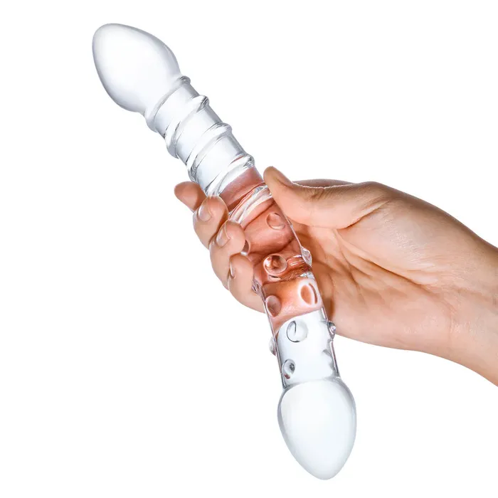 Dildos Gls 10 Double Trouble Glass Dildo by Gls