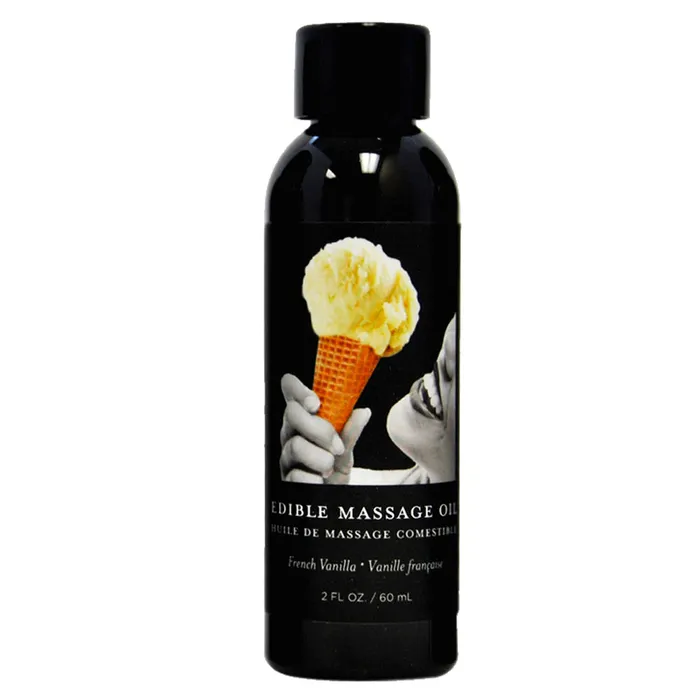 Earthly Body Earthly Body Edible Massage Oil Vanilla 2oz Couples