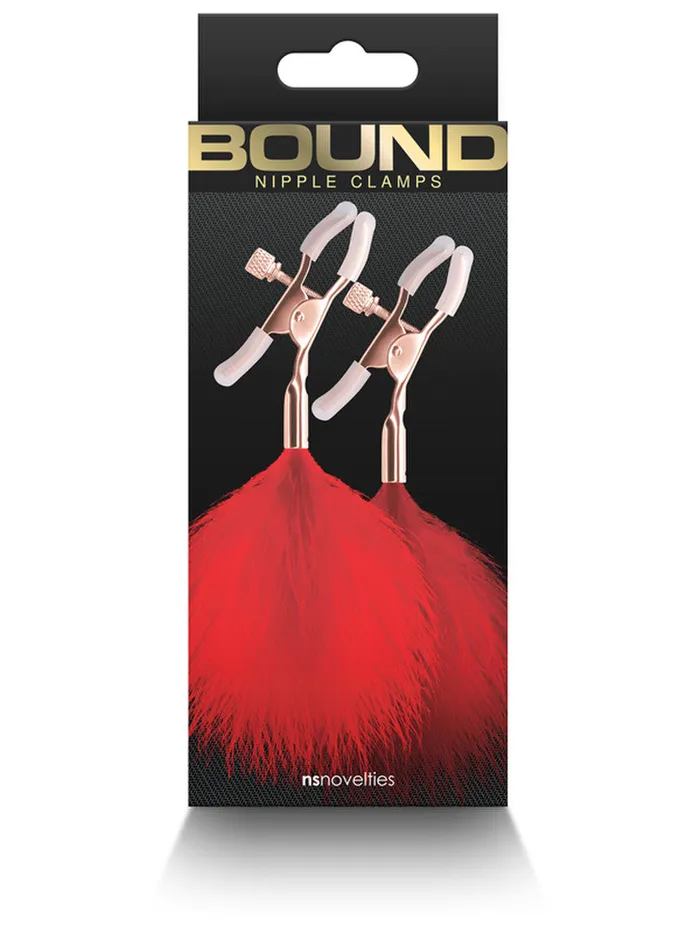 FEATHER NIPPLE CLAMPS House Of Fun Nipple Clitoral Toys
