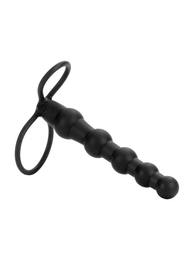Female Sex Toys Extensions Silicone Love Rider Beaded Dual Penetrator