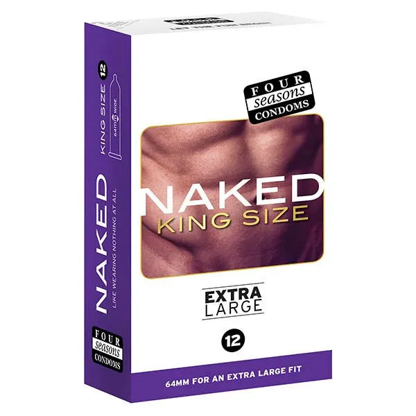 Female Sex Toys Four Seasons Four Seasons Naked King Size Large Sized Condoms 12 Pack Female Sex Toys Four Seasons Four Seasons Naked King Size Large Sized Condoms 12 Pack