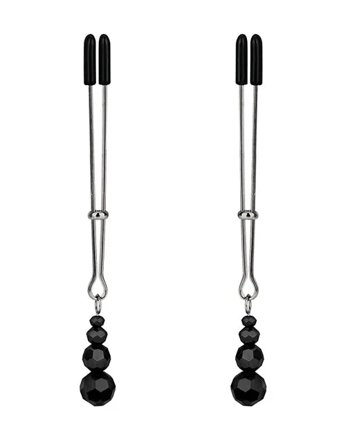 Female Sex Toys Lux Fetish Adjustable Tweezers Nipple Clips Electric Eel INC