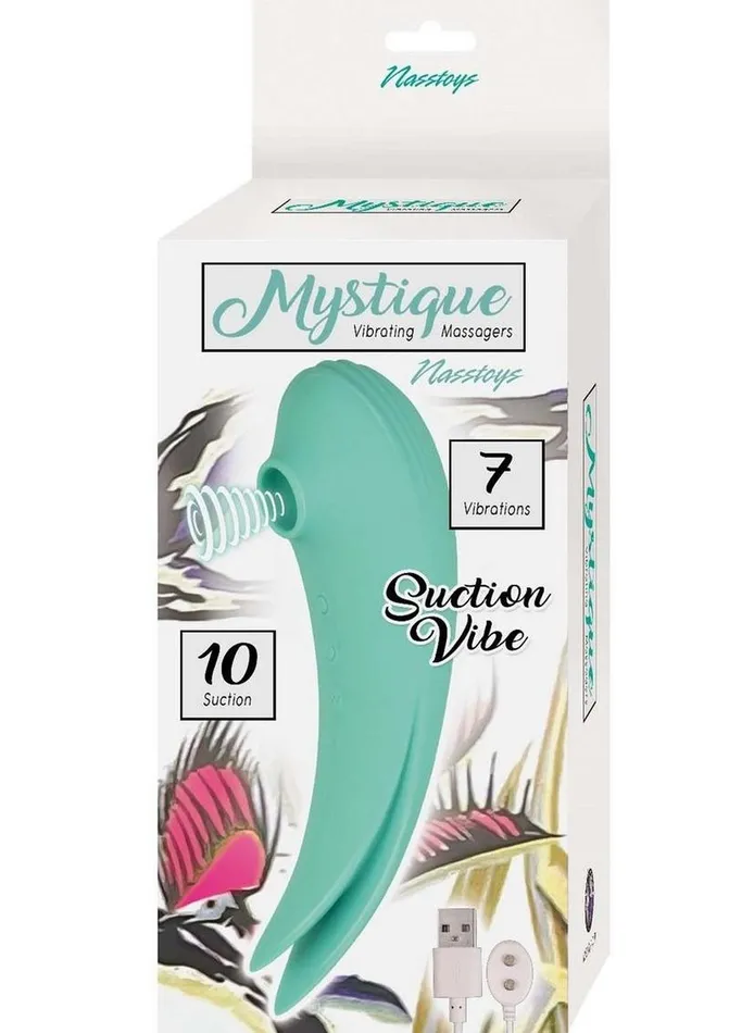 Female Sex Toys Mystique Mystique Suction Vibrating Rechargeable Silicone Massager