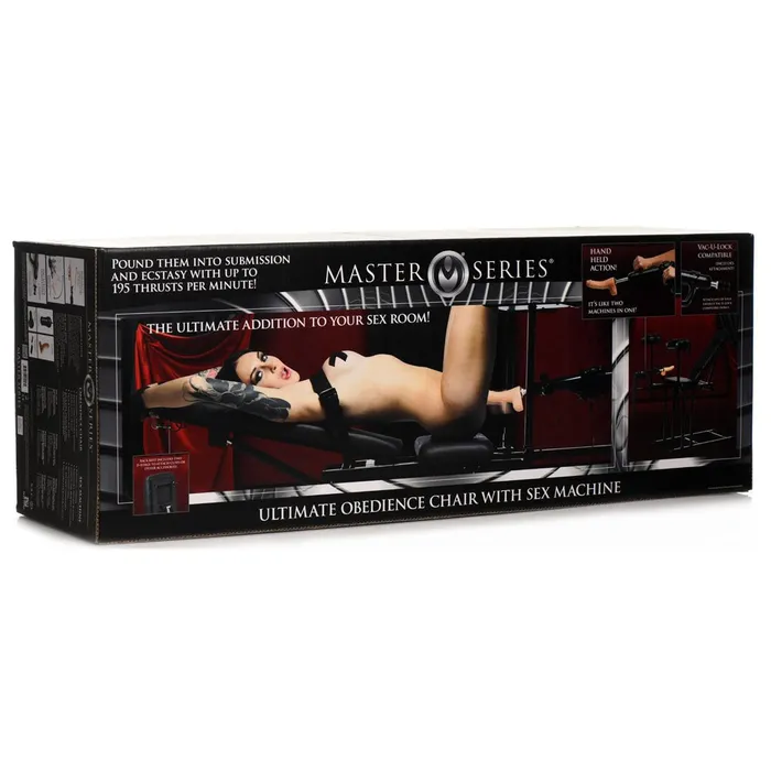 Female Sex Toys XR Brands Master Series Ultimate Obedience Chair with Sex Machine Female Sex Toys XR Brands Master Series Ultimate Obedience Chair with Sex Machine