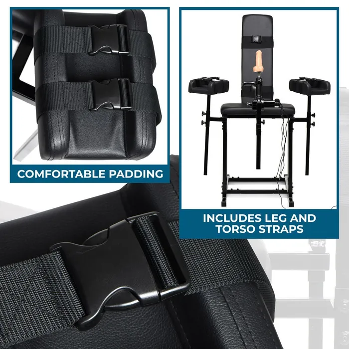 Female Sex Toys XR Brands Master Series Ultimate Obedience Chair with Sex Machine Female Sex Toys XR Brands Master Series Ultimate Obedience Chair with Sex Machine