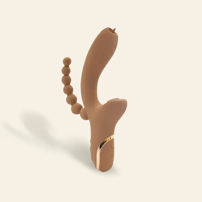 Frisky ultd Female Sex Toys SPRUCE 3IN1 VIBE IN THE NUDE COLLECTION