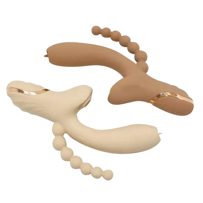 Frisky ultd Female Sex Toys SPRUCE 3IN1 VIBE IN THE NUDE COLLECTION