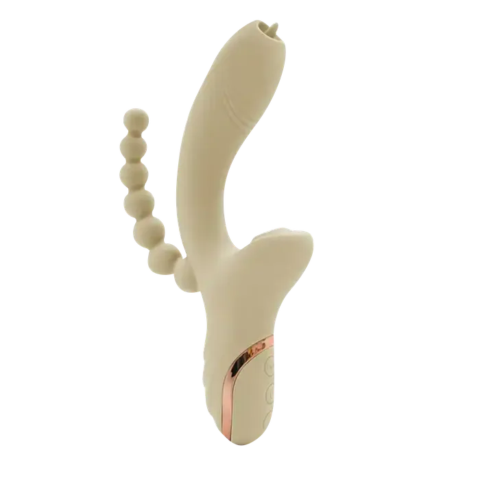 Frisky ultd Female Sex Toys SPRUCE 3IN1 VIBE IN THE NUDE COLLECTION