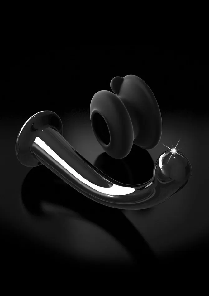 Icicles Dildos Icicles No 87 Glass GSpot Wand with Bendable Silicone Suction Cup