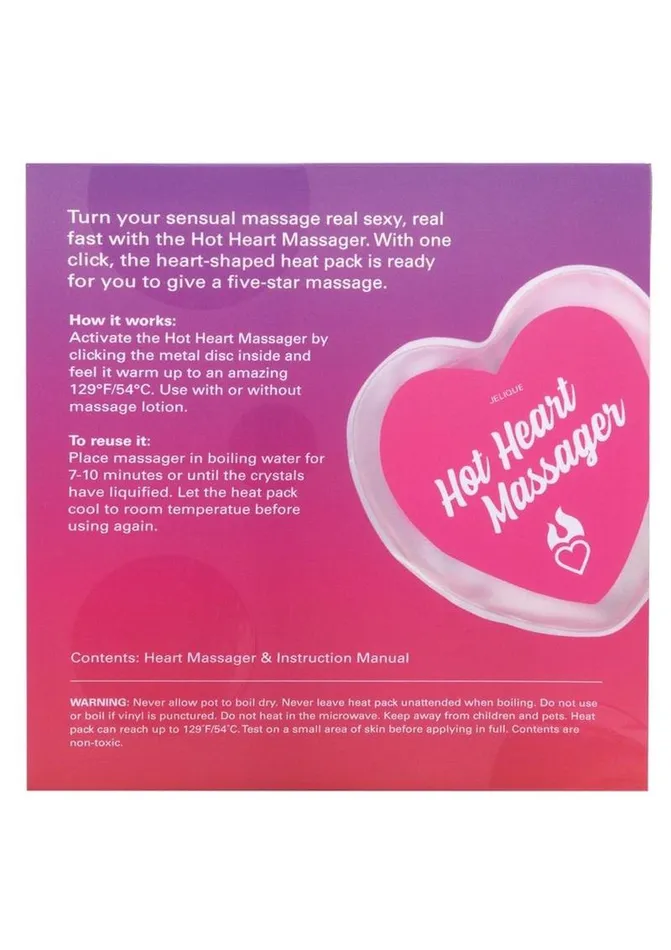 Jelique Hot Heart Warming Massager Jelique Female Sex Toys