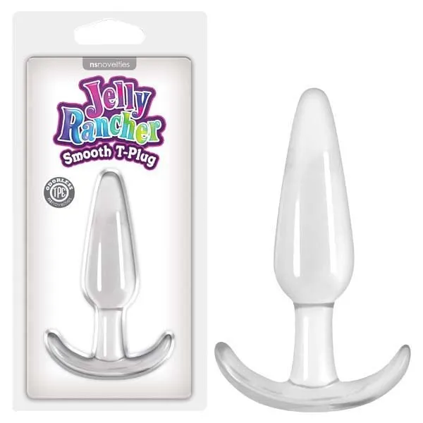 Jelly Rancher Smooth TPlug Clear 11 cm 43 Butt Plug NS Novelties Anal