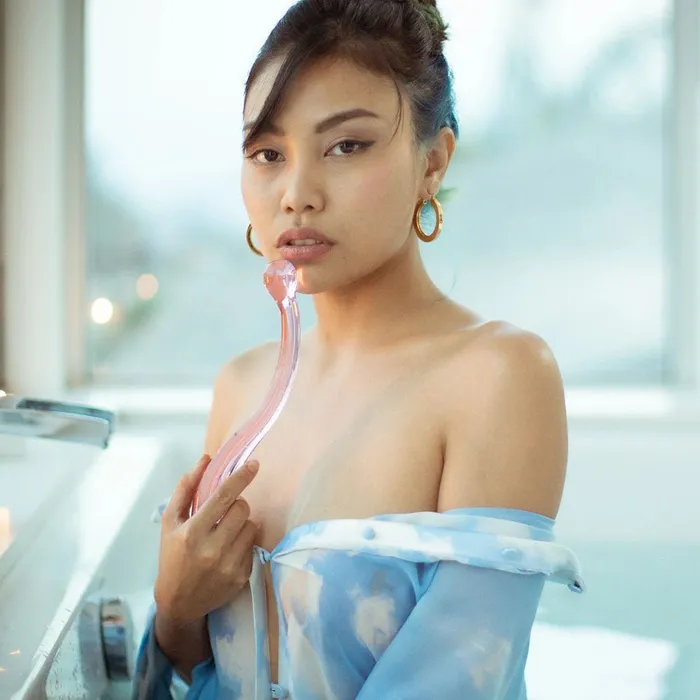 JimmyJane Dildos JimmyJane Dillenia Gama Pink Glass 246 cm Dildo