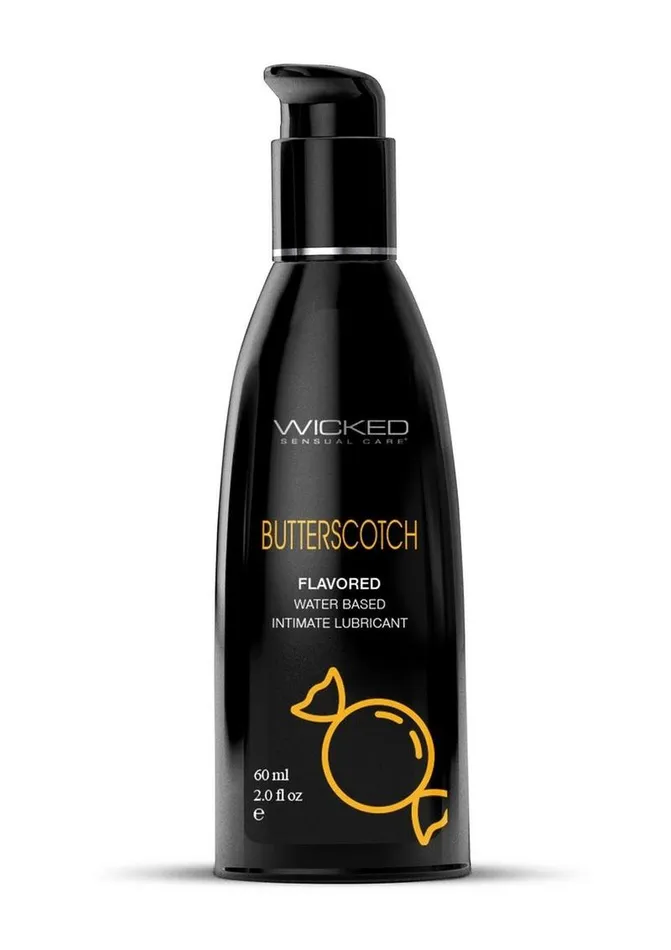 Lubricants Wicked Aqua Wicked Aqua Water Based Flavored Lubricant Butterscotch Lubricants Wicked Aqua Wicked Aqua Water Based Flavored Lubricant Butterscotch