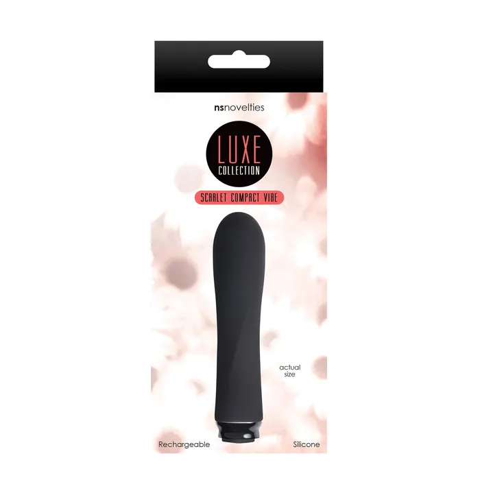 Luxe Collection Scarlet Compact Vibe Black nsnovelties Anal