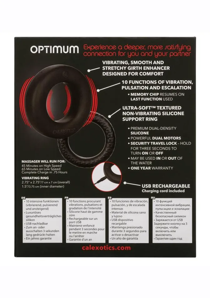 Male Sex Toys Link Up Link Up Optimum Rechargeable Silicone Cock Ring Male Sex Toys Link Up Link Up Optimum Rechargeable Silicone Cock Ring