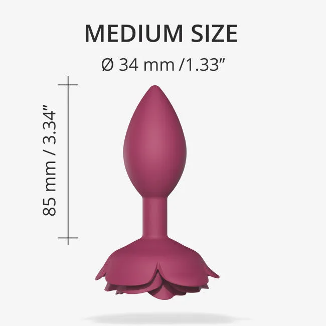 Male Sex Toys Love to Love Open Roses Silicone Anal Plug
