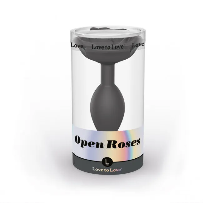 Male Sex Toys Love to Love Open Roses Silicone Anal Plug