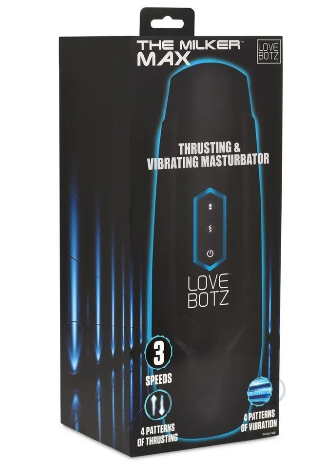 Male Sex Toys Lovebotz Lovebotz The Milker Max Rechargeable 14x Thrusting and Vibrating Masturbator